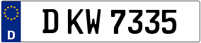 Truck License Plate
